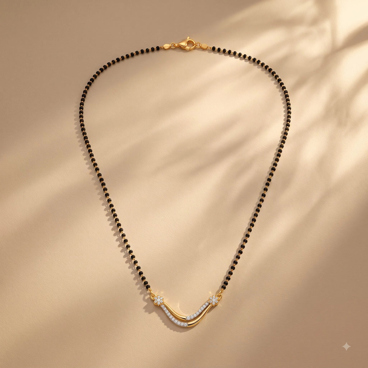 Rose Gold Minimalist Mangalsutra