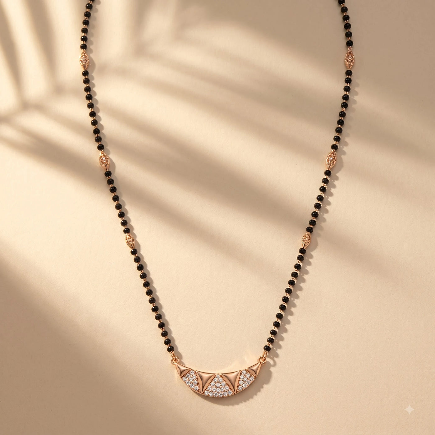 Rose Gold Minimalist Mangalsutra