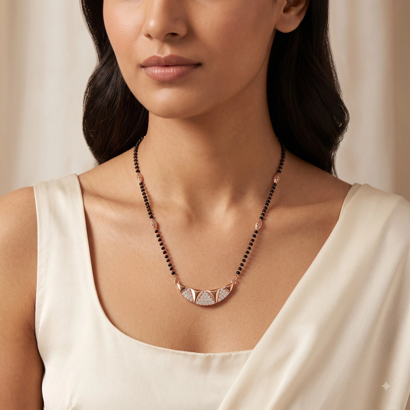 Rose Gold Minimalist Mangalsutra
