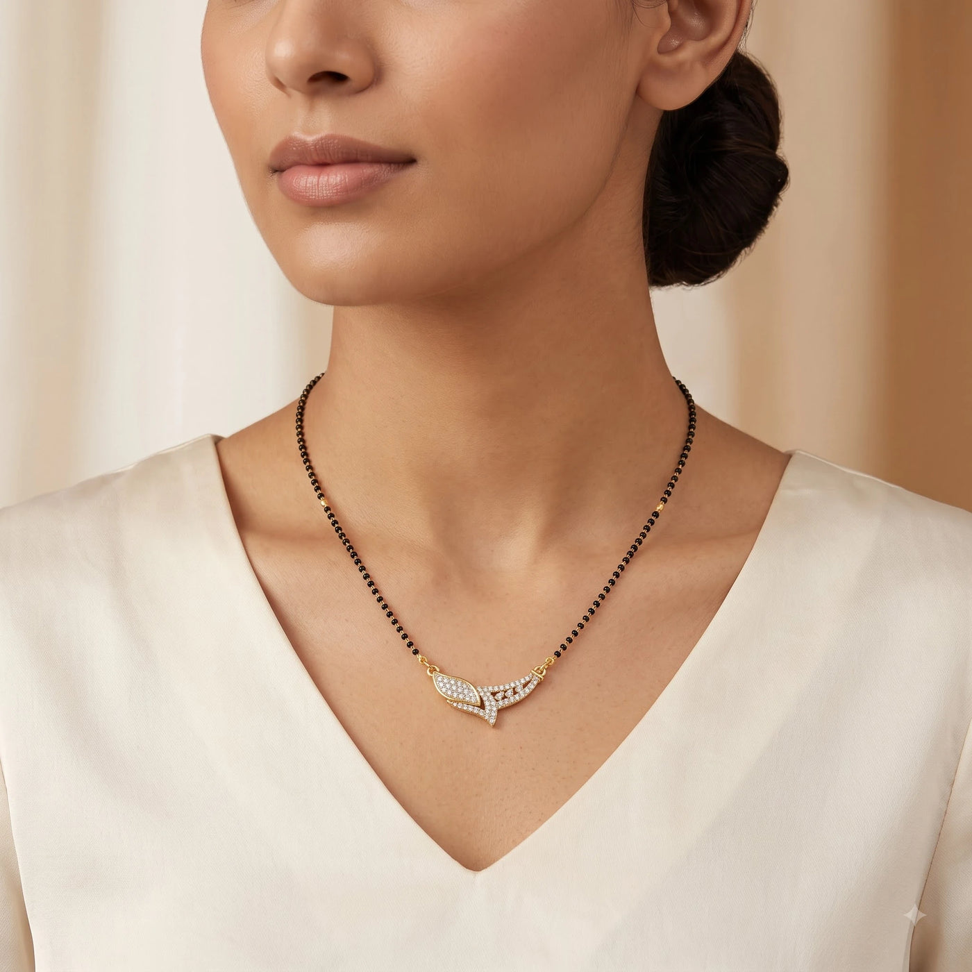 Elegant Floral Mangalsutra
