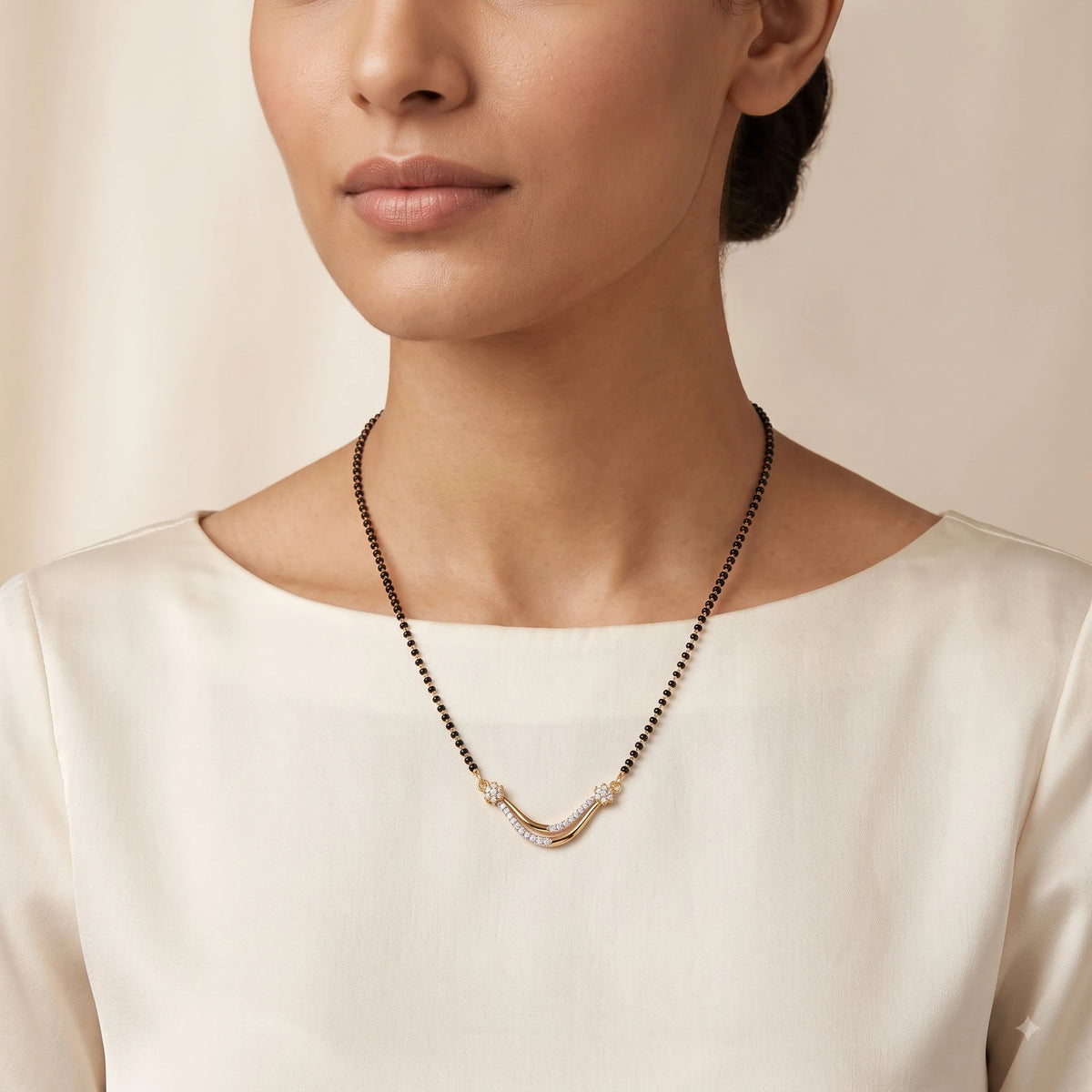 Elegant Floral Mangalsutra