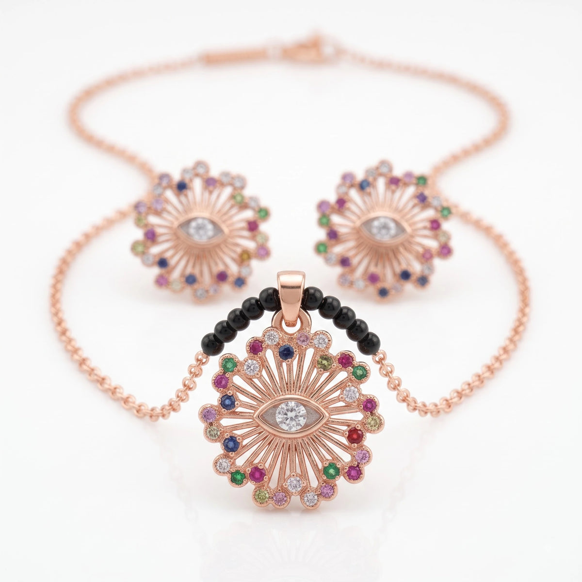 Modern Abstract Leaf Mangalsutra